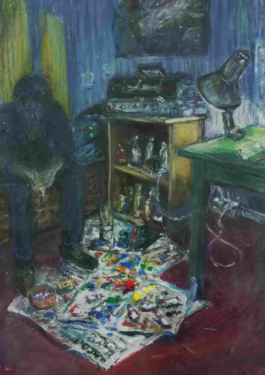 “The artist’s studio in Wolverhampton”