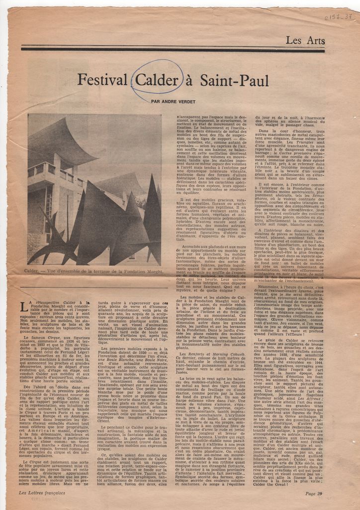 “Festival Calder à Saint Paul”