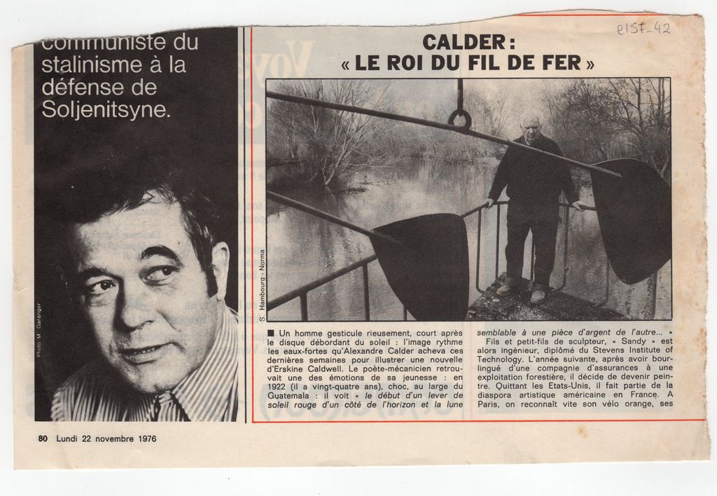 “Calder: ‘Le roi du fil de fer'”