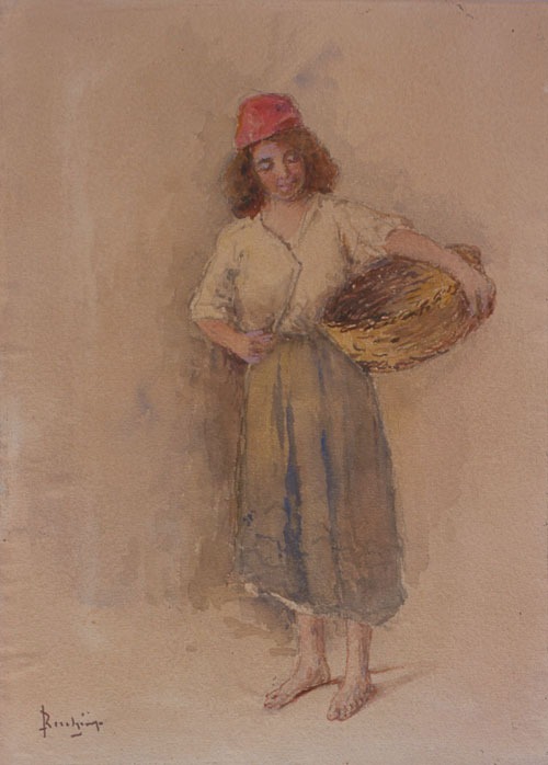 “Girl with a basket”