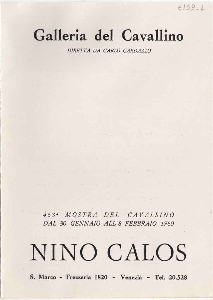 Έκθεση “Nino Calos”