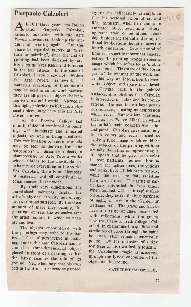 “Pierpaolo Calzolari”