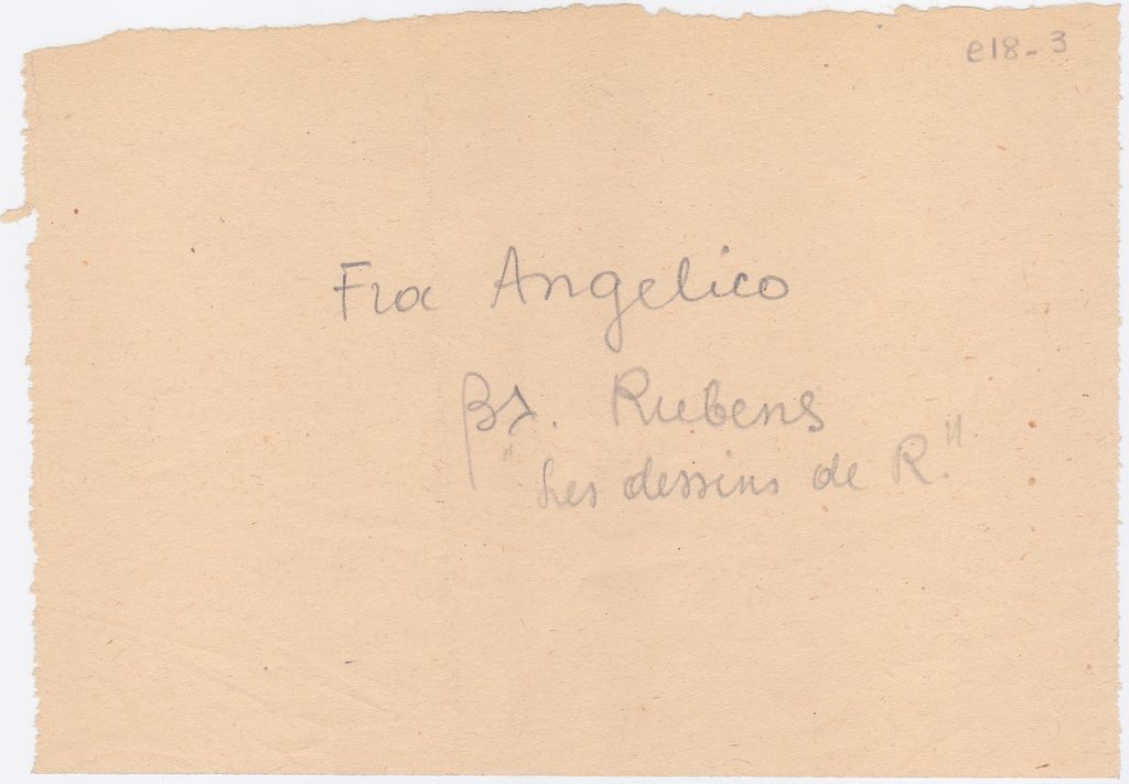 Βιβλιογραφική παραπομπή για τον Fra Angelico