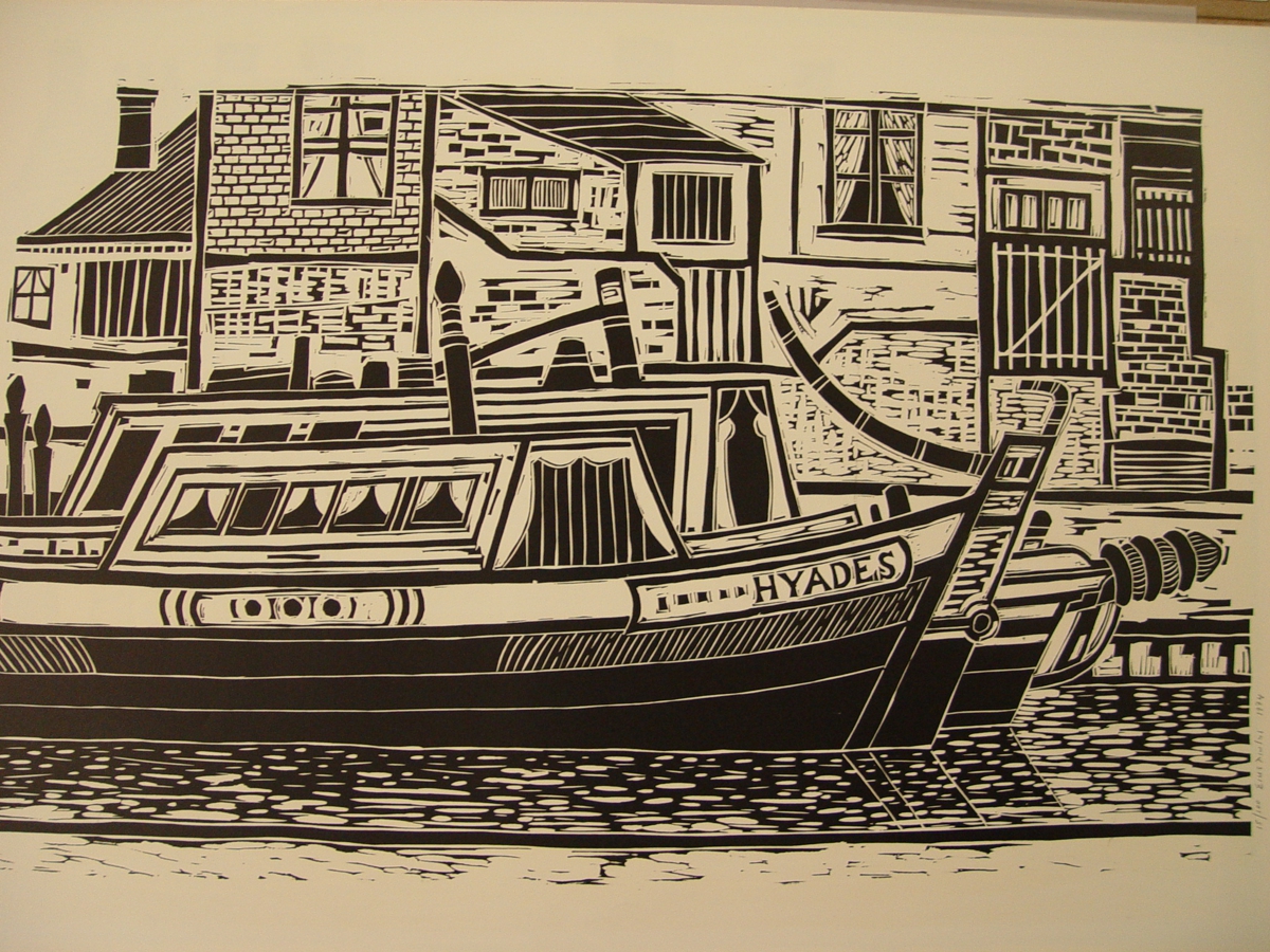 “Central England, riverboats on the canal”