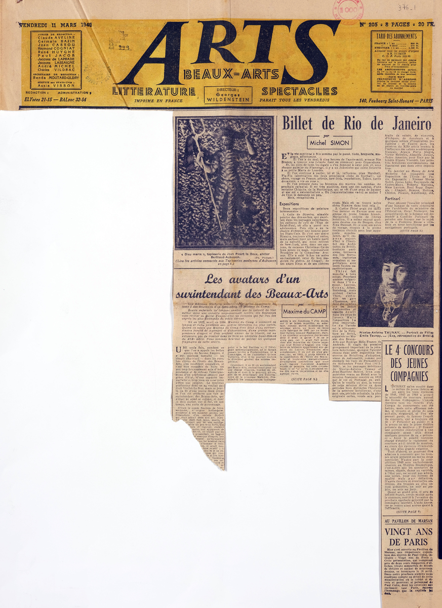 Απόκομμα περιοδικού “Arts” τ. 205