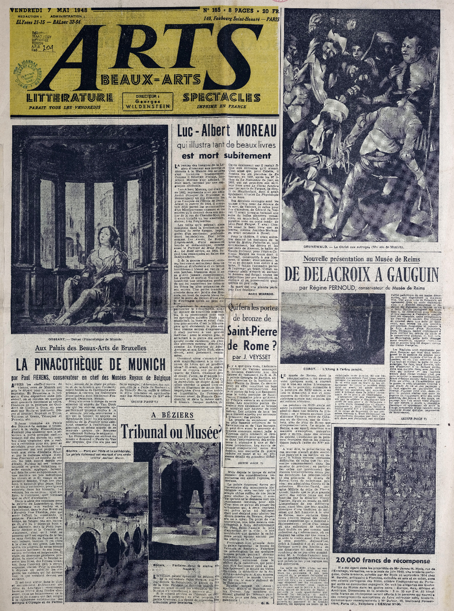 Απόκομμα περιοδικού “Arts”, τ. 165