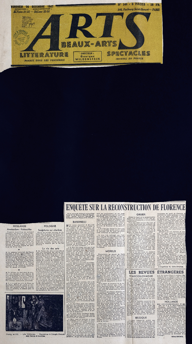 Απόκομμα περιοδικού “Arts” τ. 146