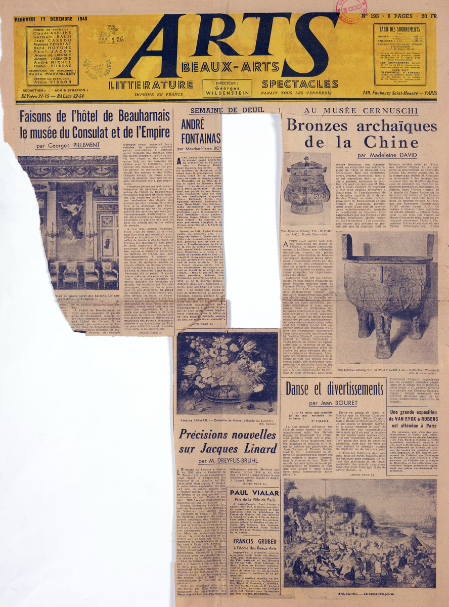 Απόκομμα περιοδικού “Arts” τ. 193