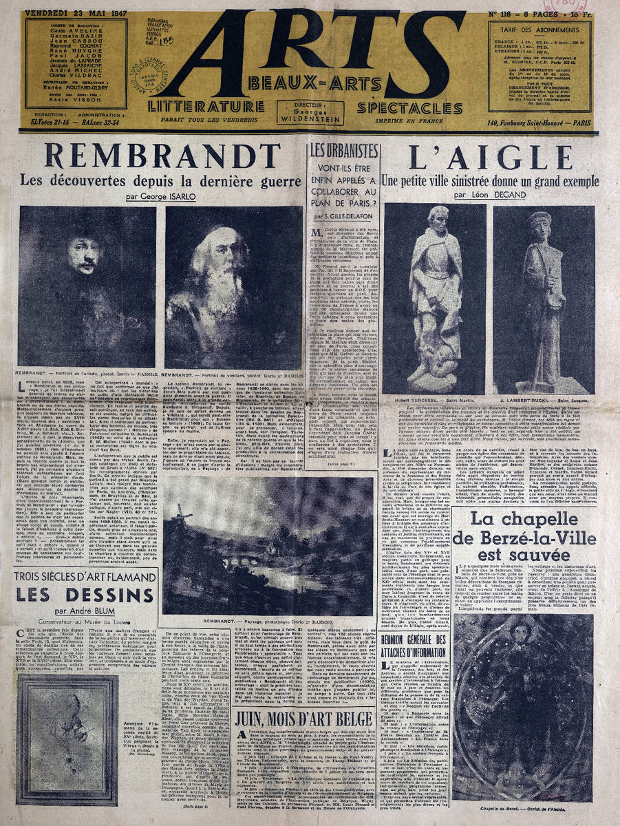 Απόκομμα περιοδικού “Arts” τ. 116