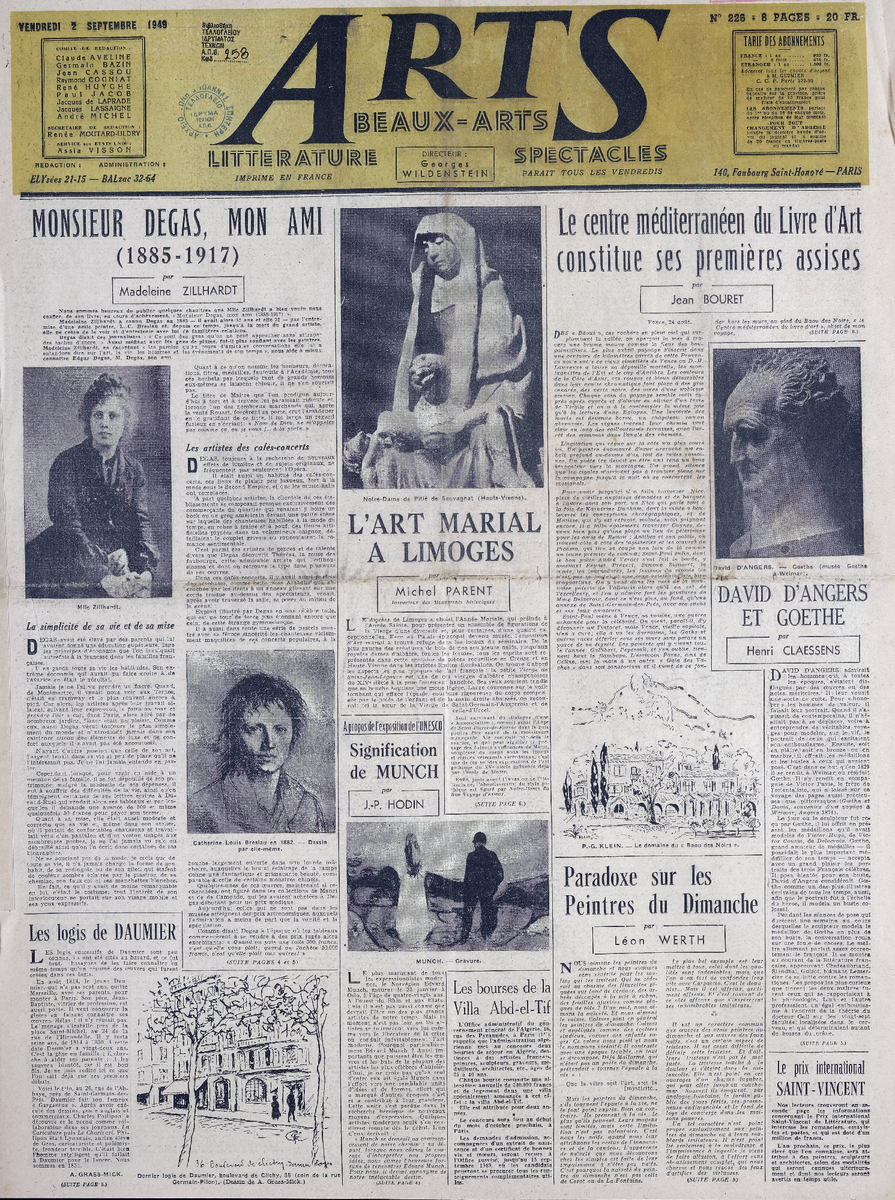 Απόκομμα περιοδικού “Arts” τ. 226