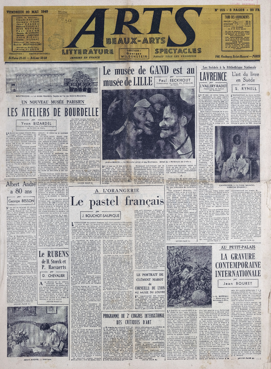 Απόκομμα περιοδικού “Arts” τ. 215