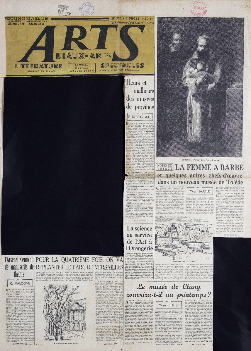 Απόκομμα περιοδικού “Arts” τ. 203