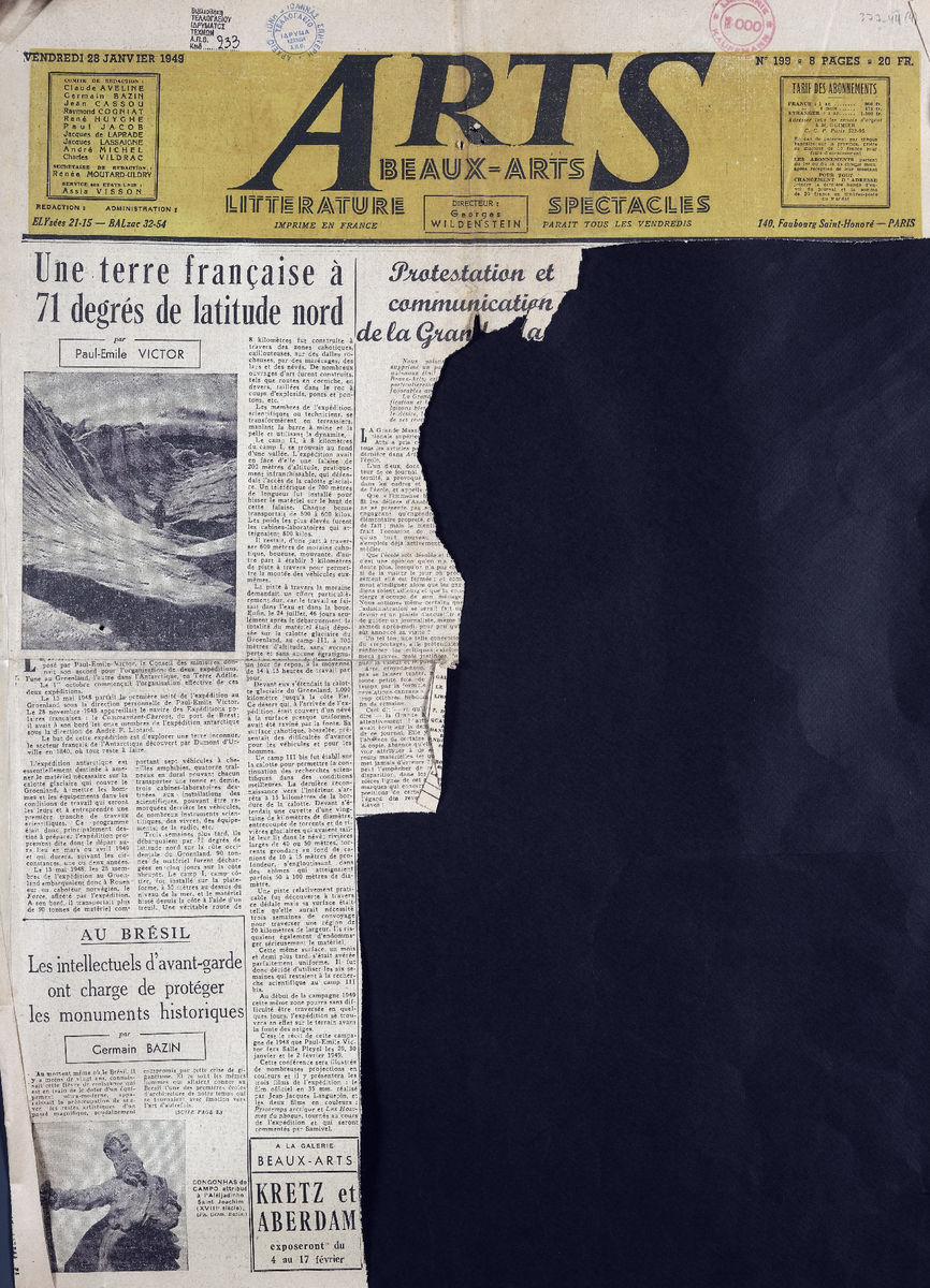 Απόκομμα περιοδικού “Arts” τ. 199
