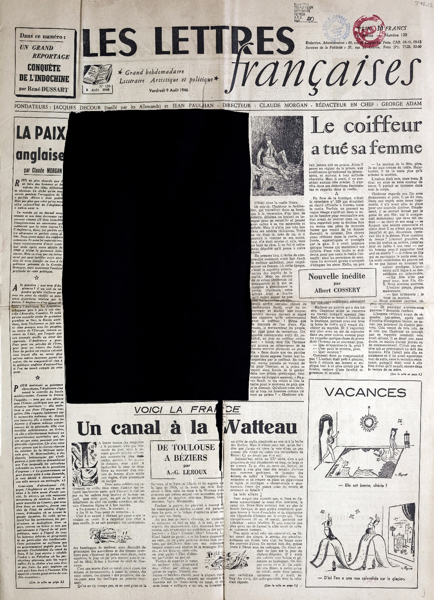 “LES LETTRES Françaises”, 6me Année – Numéro 120