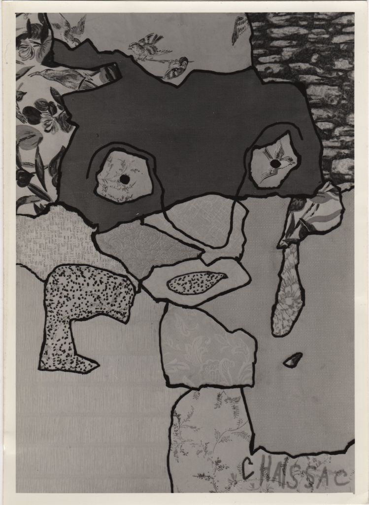 Αναπαραγωγή έργου του G. Chaissac “Visage Rouge”