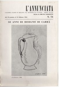 Έκθεση Carlo Carrà “50 anni di disegno di Carrà”