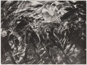 Αναπαραγωγή έργου “Funérailles de l’ anarchiste Galli”