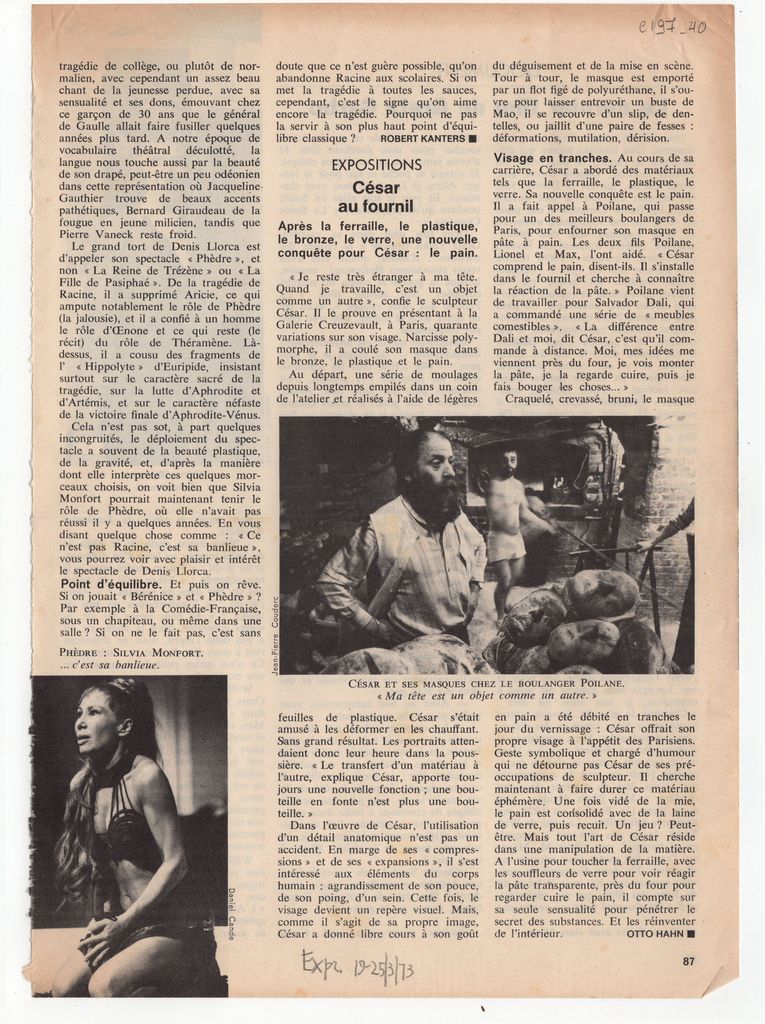 “César au fournil”