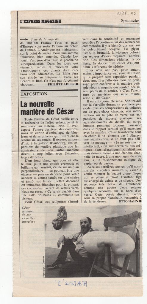 “La nouvelle manière de César”