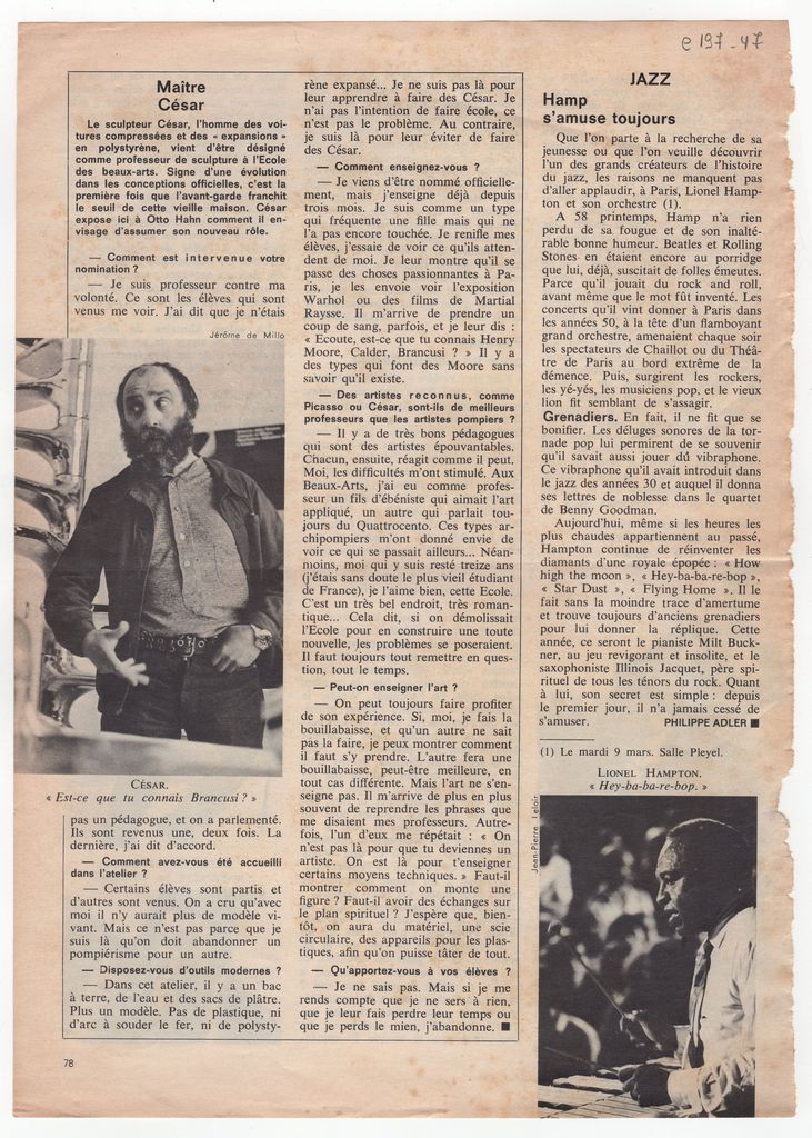 “Maître César”