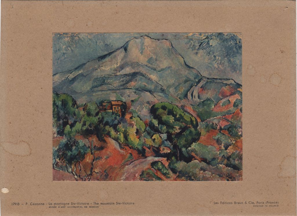 Αναπαραγωγή έργου “La montagne Ste Victoire”
