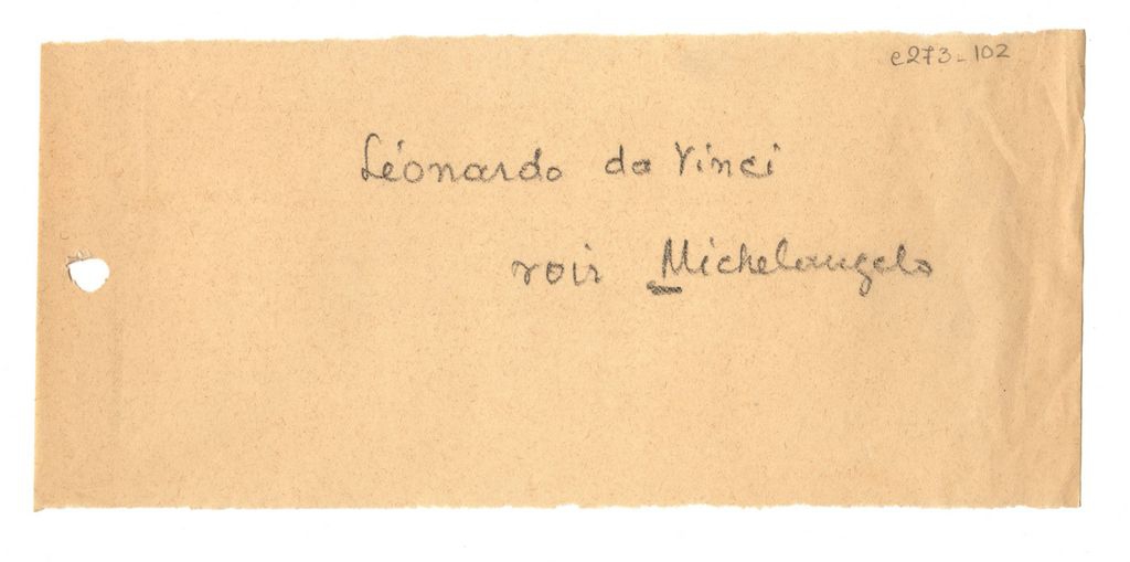 Παραπομπή για τον Leonardo da Vinci