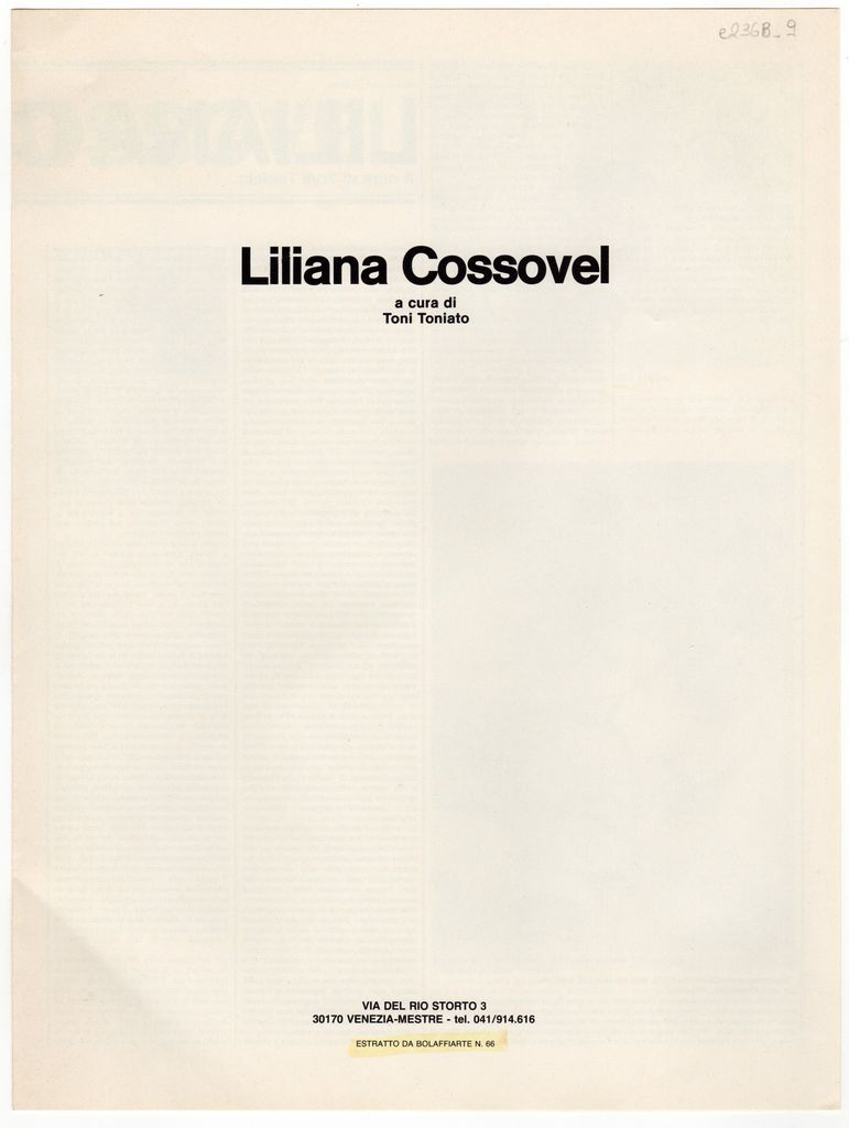 “Liliana Cossovel”