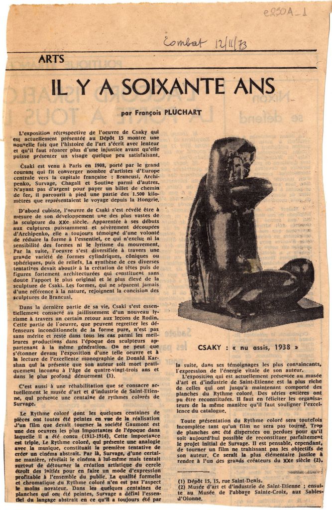 “Il y a soixante ans”