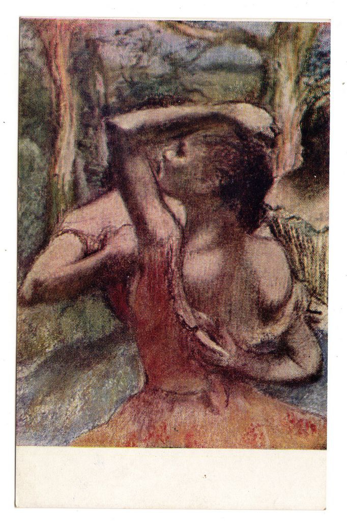 Αναπαραγωγή έργου του E. Degas “Landscape and dancers”