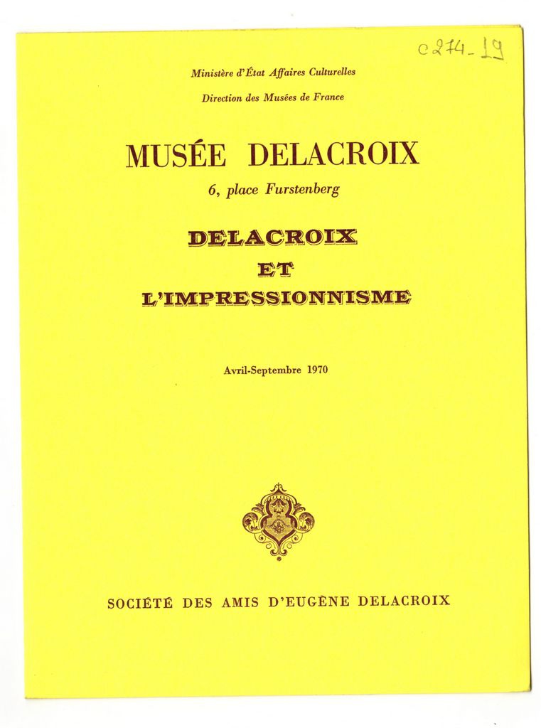 Έκθεση Eugène Delacroix “Delacroix et l’ impressionisme”