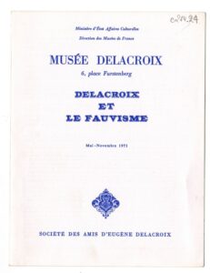 Έκθεση Eugène Delacroix “Delacroix et le Fauvisme”