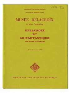 Έκθεση Eugène Delacroix “Delacroix et le fantastique (de Goya à Redon)”