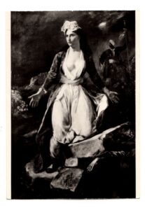 Ε. Delacroix “La Grèce expirante sur les Ruines de Missolonghi”