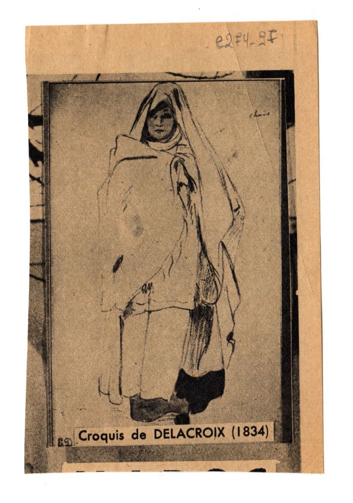 Αναπαραγωγή έργου “Croquis de Delacroix”