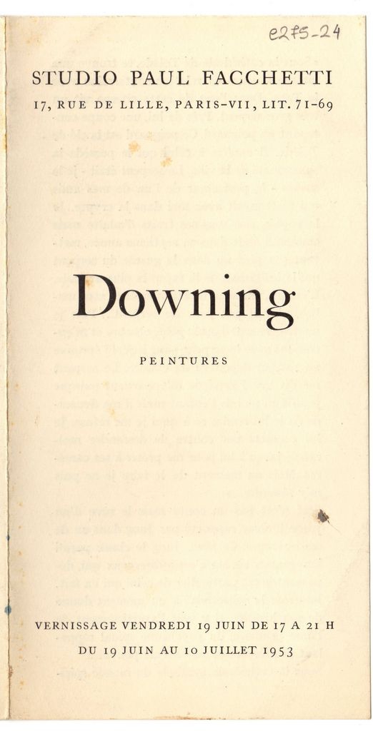 Έκθεση Joe Downing