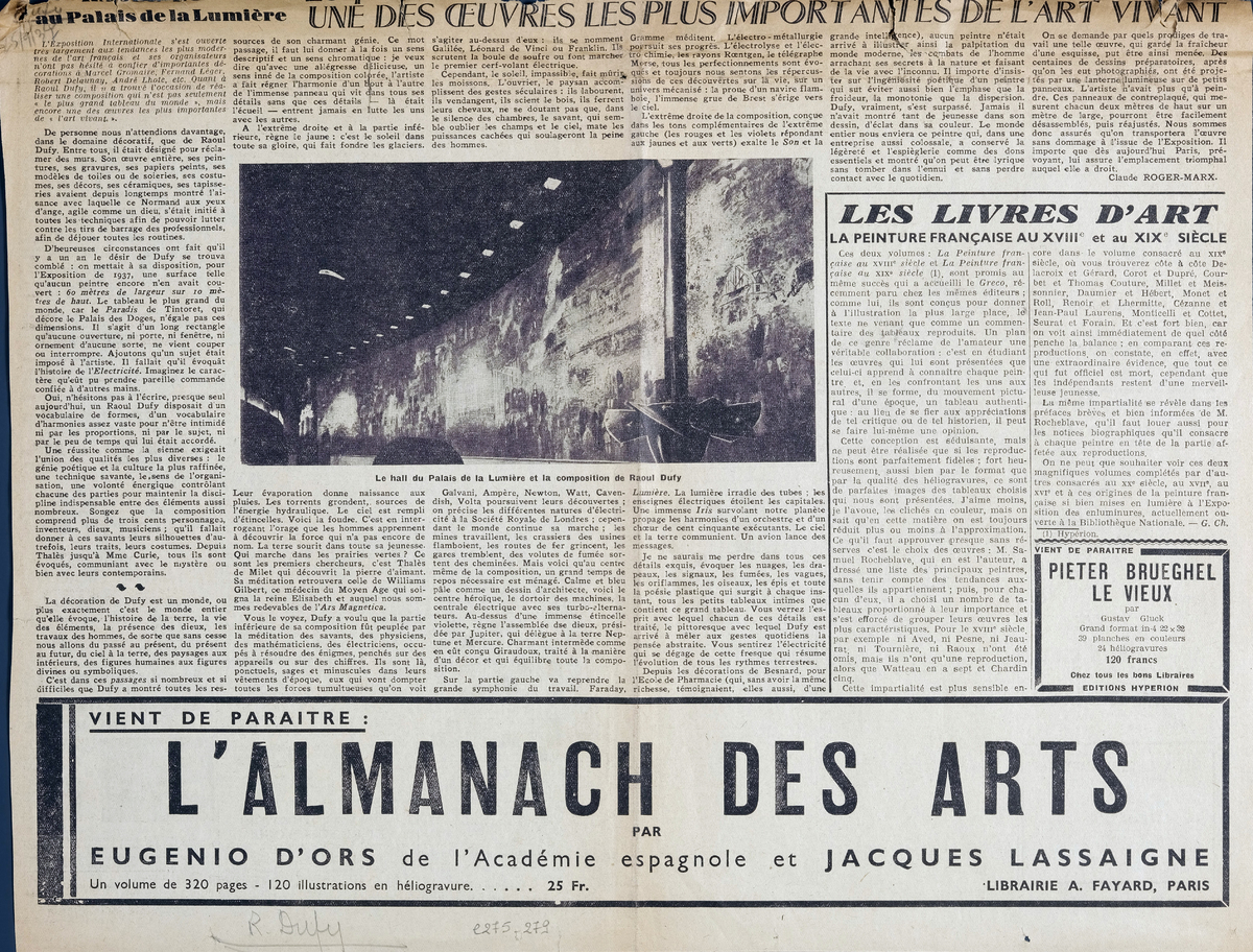 “Une des oeuvres les plus importantes de l’ art vivant”