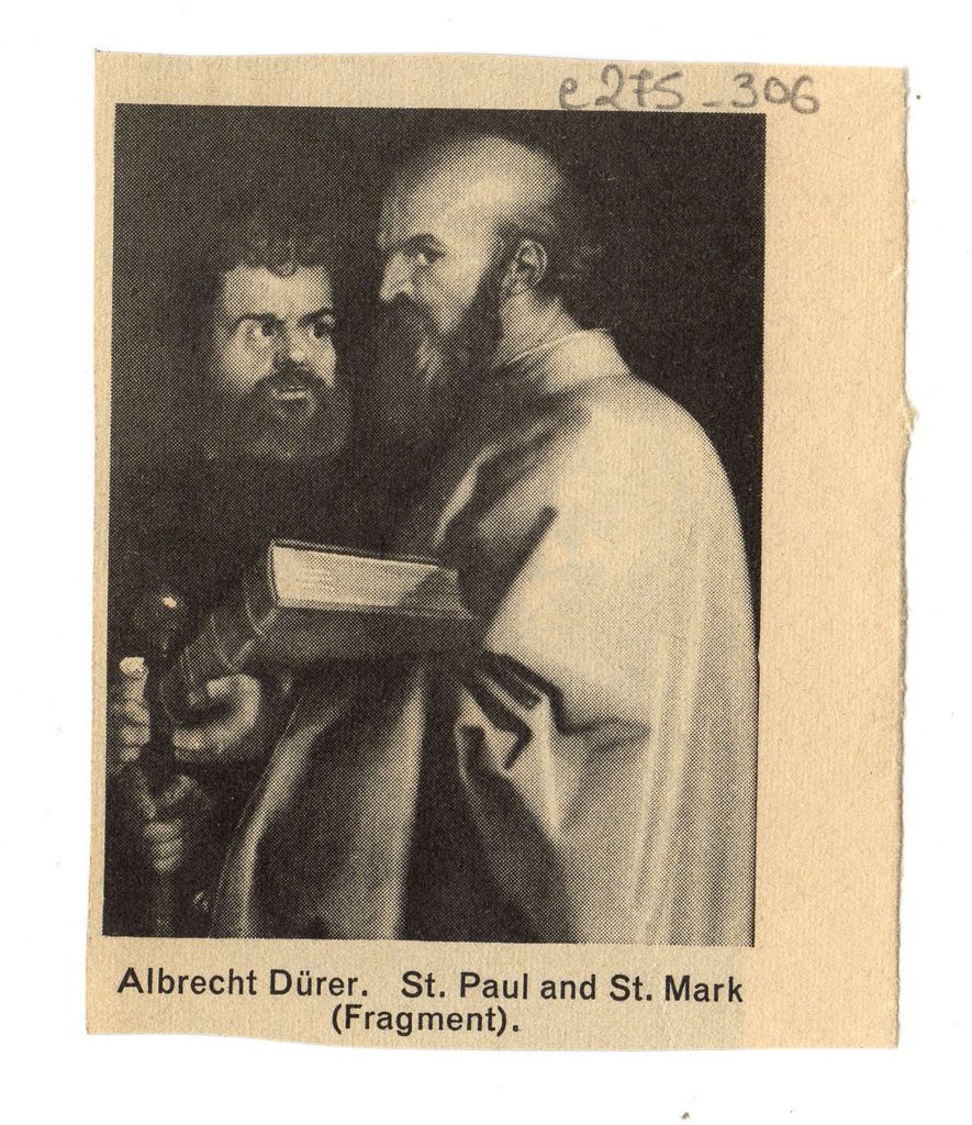 Αναπαραγωγή έργου “St Paul and St Mark”