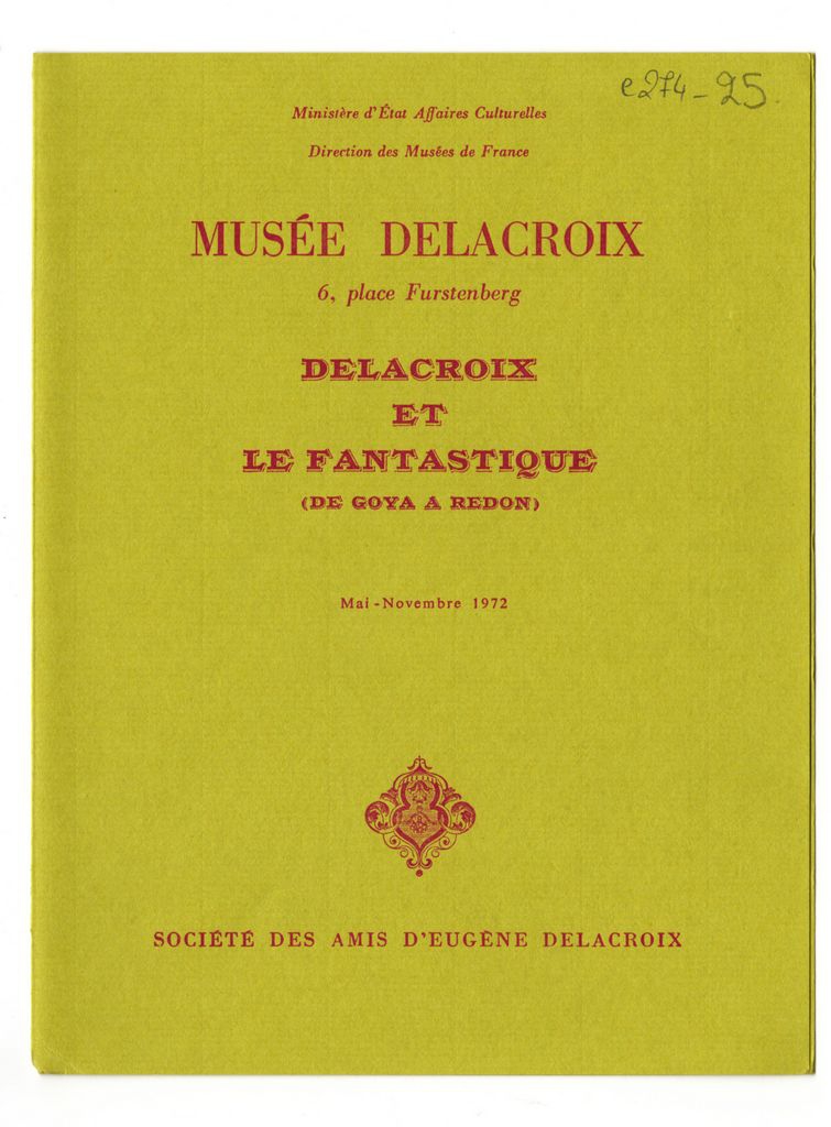 Έκθεση Eugène Delacroix “Delacroix et le fantastique (de Goya à Redon)”