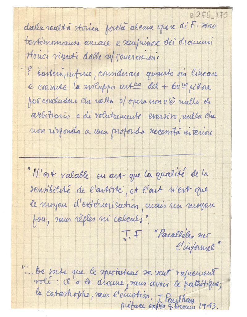 Αποδελτιώσεις κριτικών για τον Jean Fautrier