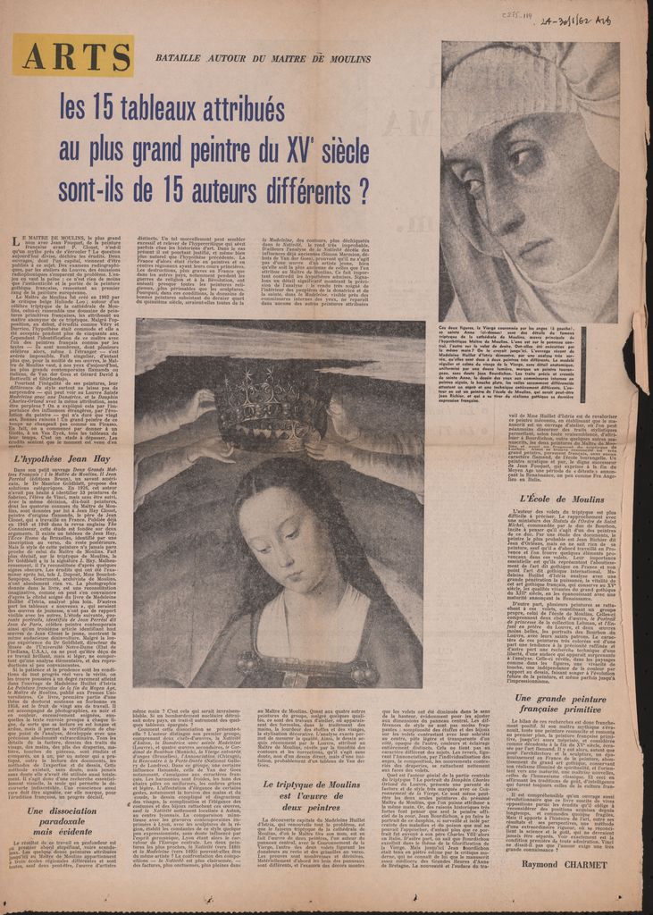 “Les 15 tableaux attribués au plus grand peintre du XVe siècle sont-ils de 15 auteurs différents?”