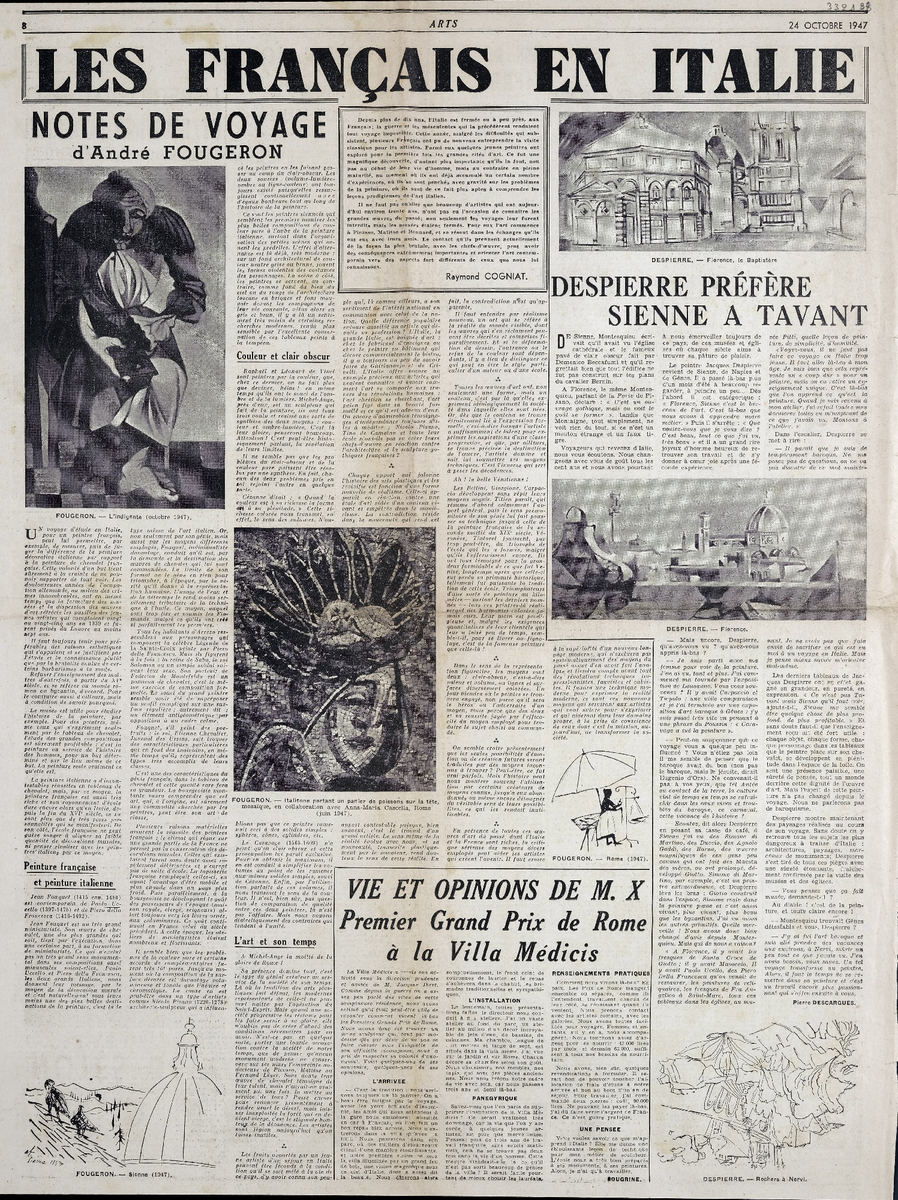 “Les français en Italie”