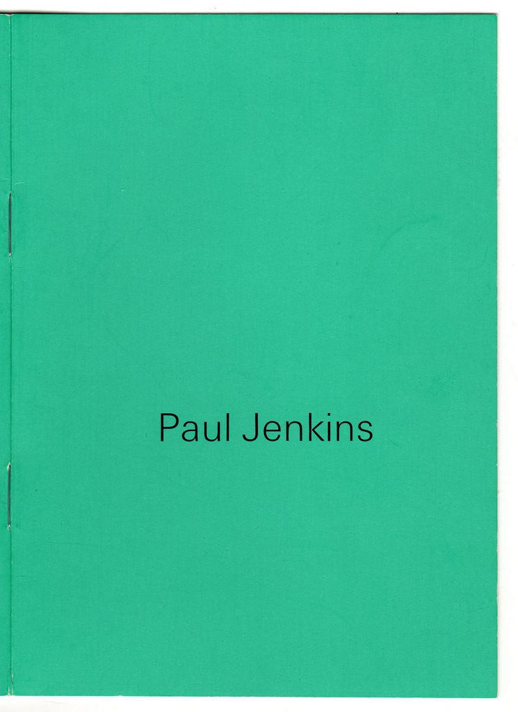 Έκθεση Paul Jenkins “Bilder und Aquarelle”