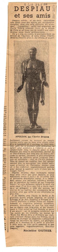 “Despiau et ses amis”