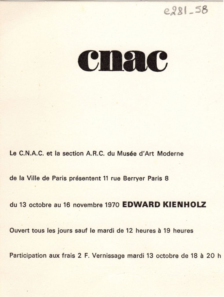 Έκθεση “Edward Kienholz”
