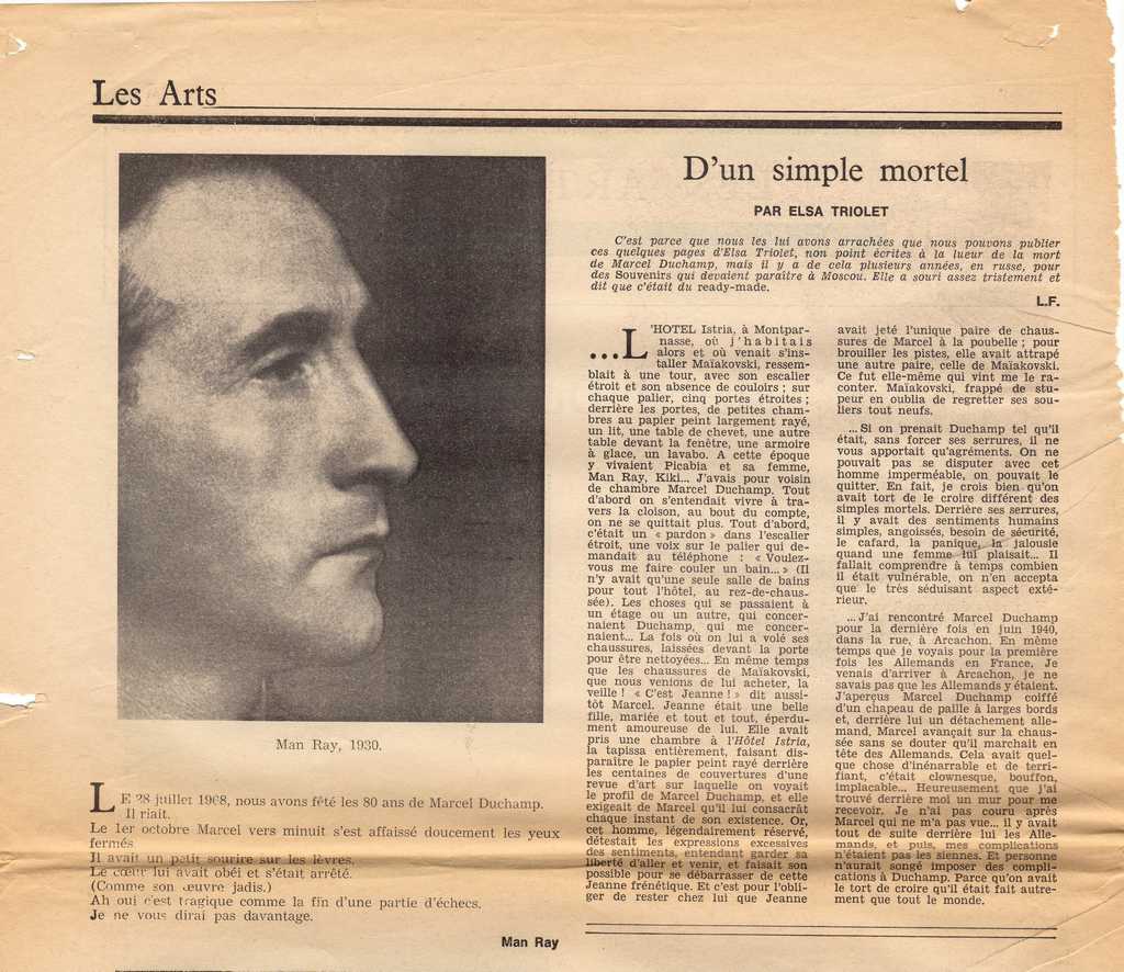“D’ un simple mortel”