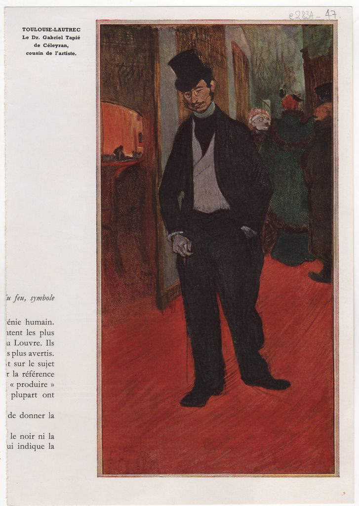 Αναπαραγωγή έργου “Le Dr. Gabriel Tapié de Céleyran”