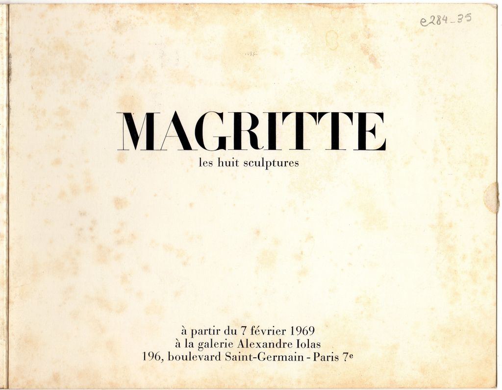 Έκθεση “Magritte. Les huit sculptures”