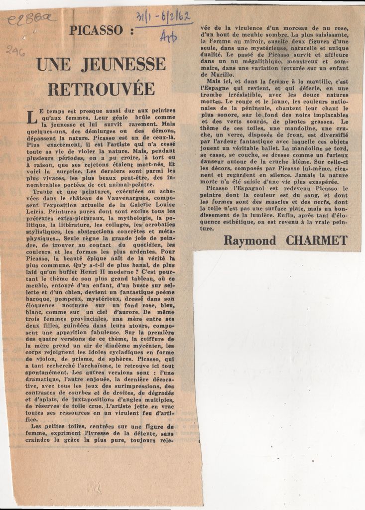 “Une jeunesse retrouvée”