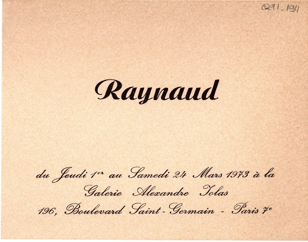 Έκθεση Jean Pierre Raynaud “Funéraires”