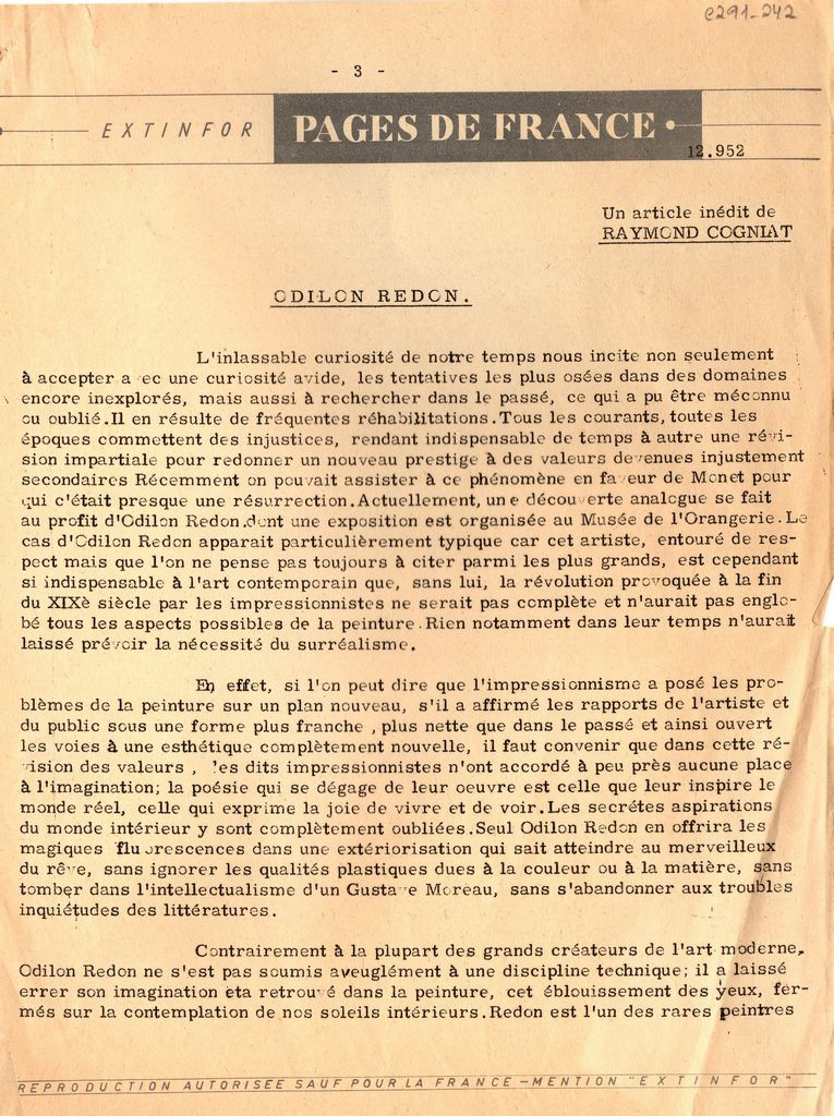 “Odillon Redon”
